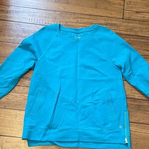 Lilly Pulitzer Vibrant Blue Crew Neck Sweatshirt